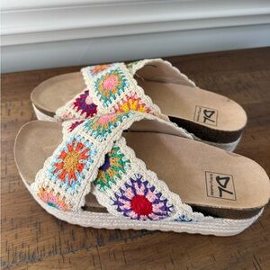 Dirty Laundry Crochet Sandals